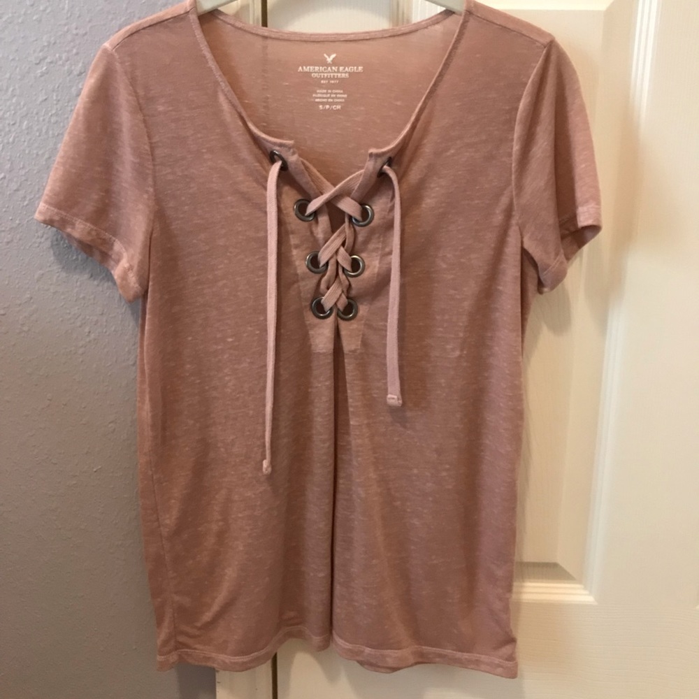 Pink American Eagle shirt
